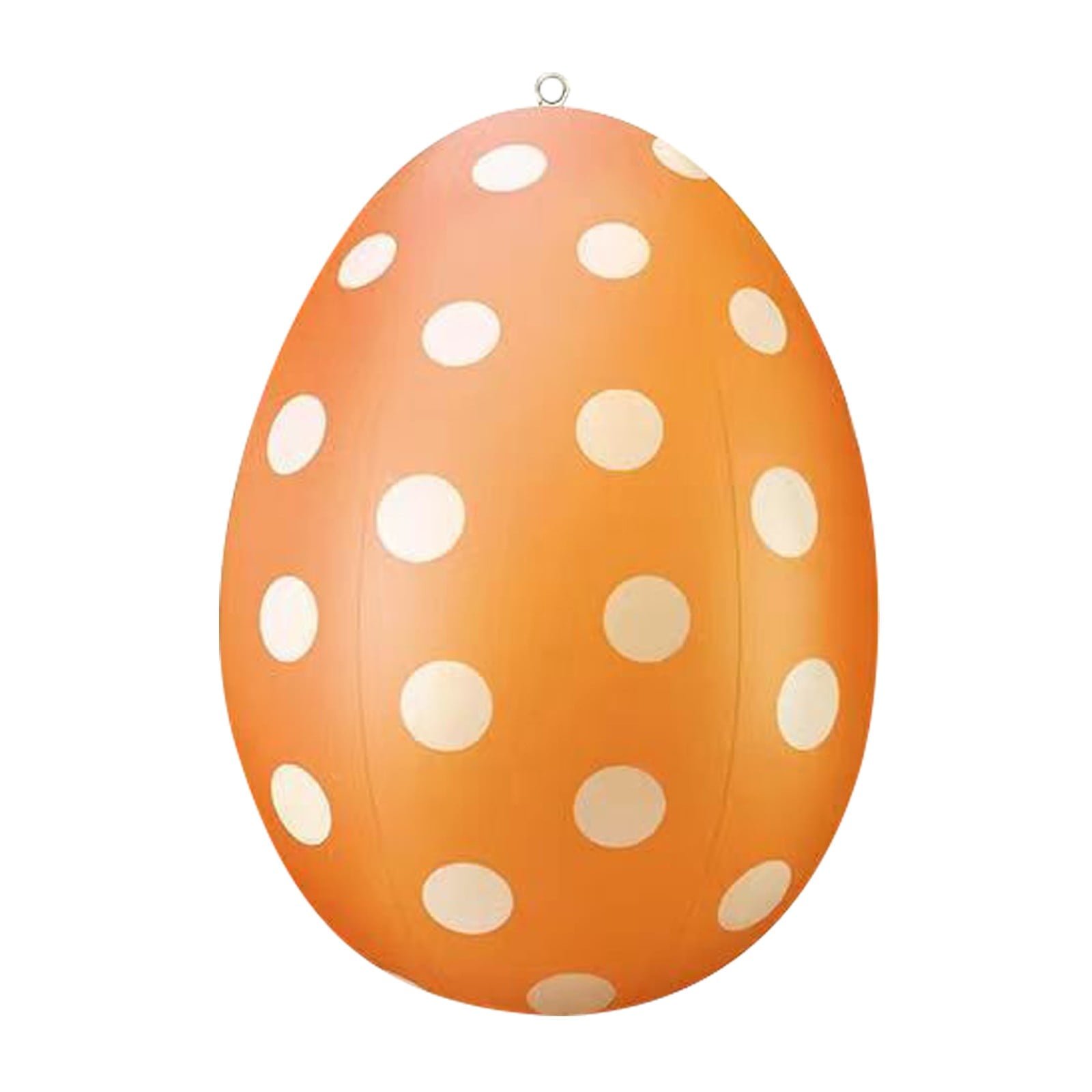 Miyuadkai Party Clearance Decorations 16 inch Giant Egg Easter inflatable Ball Outdoor Ornament inflatable Easter Ornament Outdoor Garden Pendant Ornament Orange